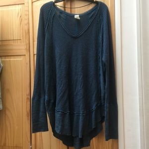Free People, Thermal Top, Size XL